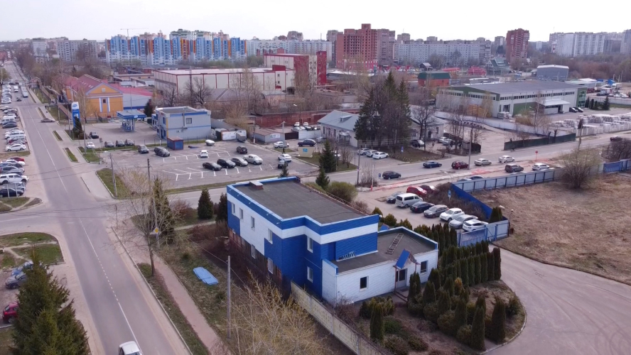 Ремонт фасада офисного здания с помощью системы «Омнифактор»