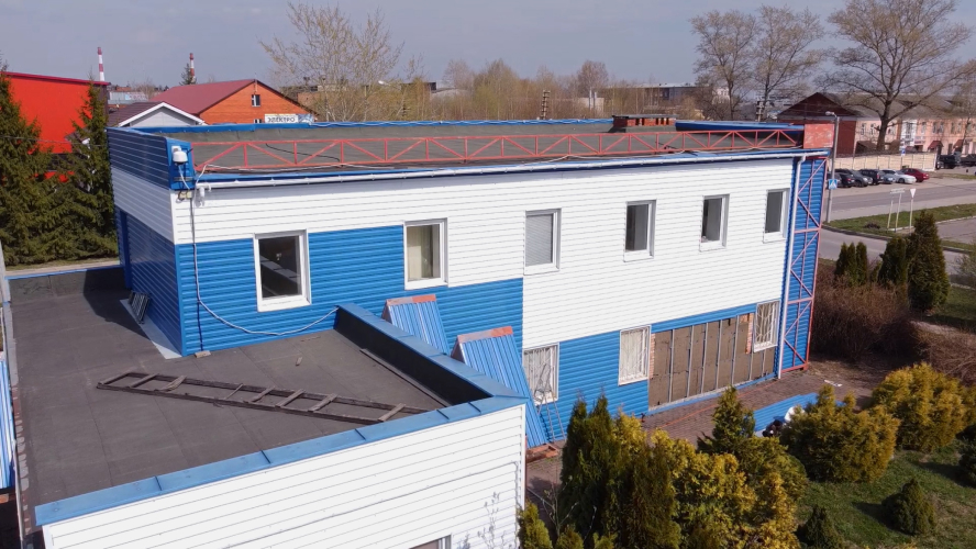 Ремонт фасада офисного здания с помощью системы «Омнифактор»